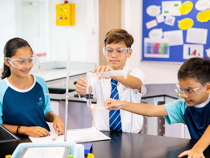 science class at BSKL - Malaysia international schools
