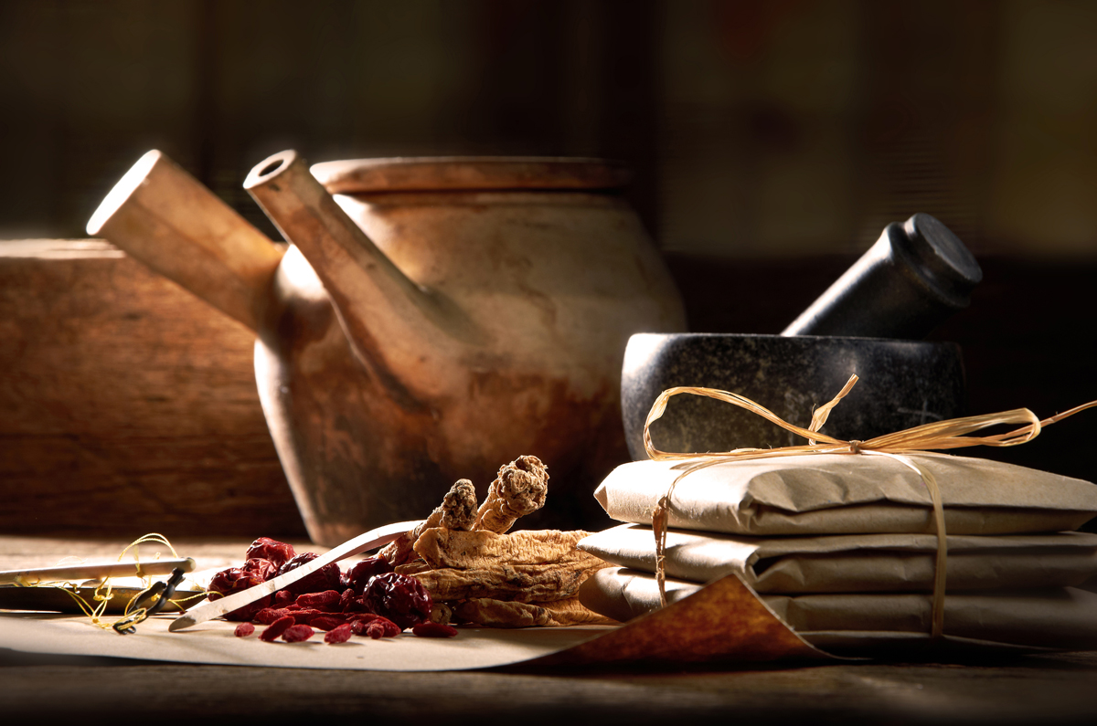 Traditional Chinese herbs are key to the practice of TCM