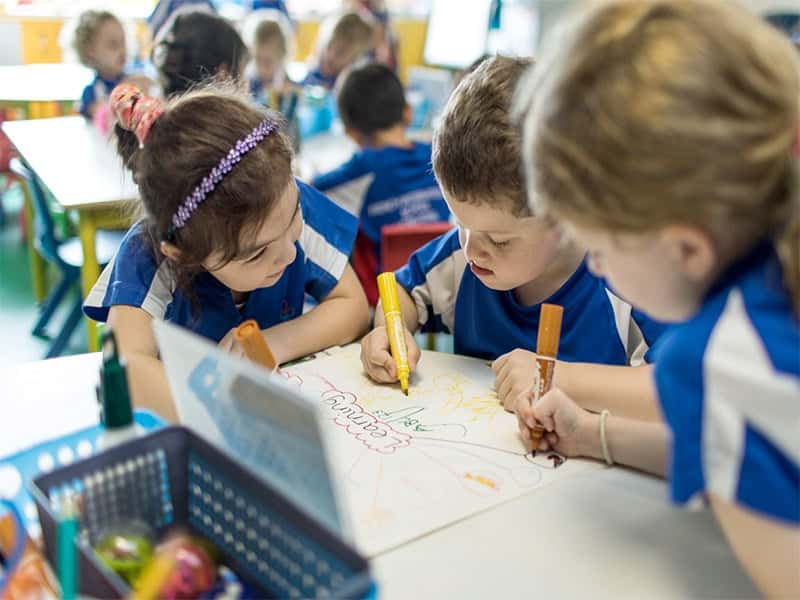 Image showing students from the French International School of Hong Kong (FIS), 