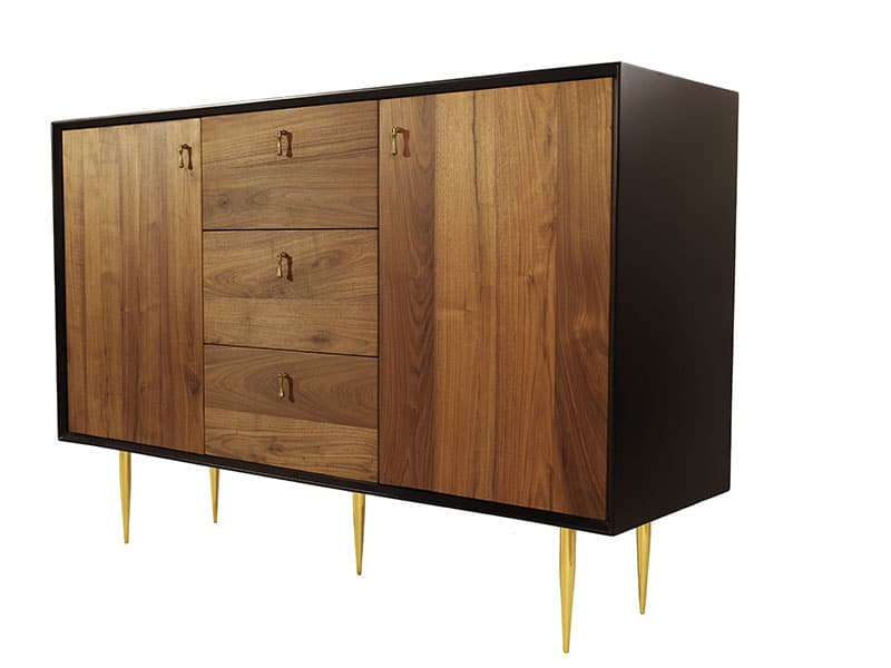 horizon plaza - OM Buffet Black bronze handle bronze legs $19,465