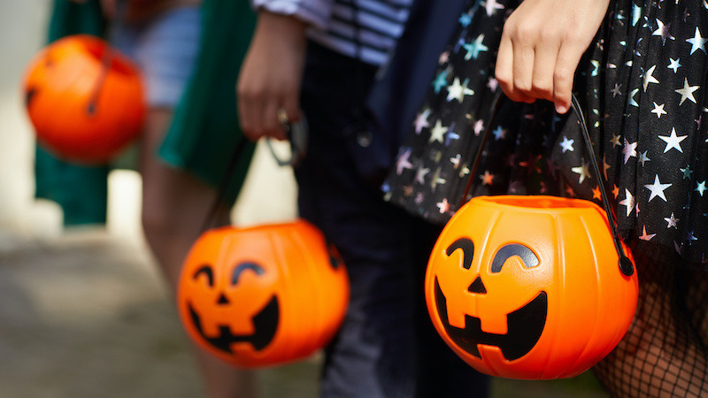 Halloween event trick or treating