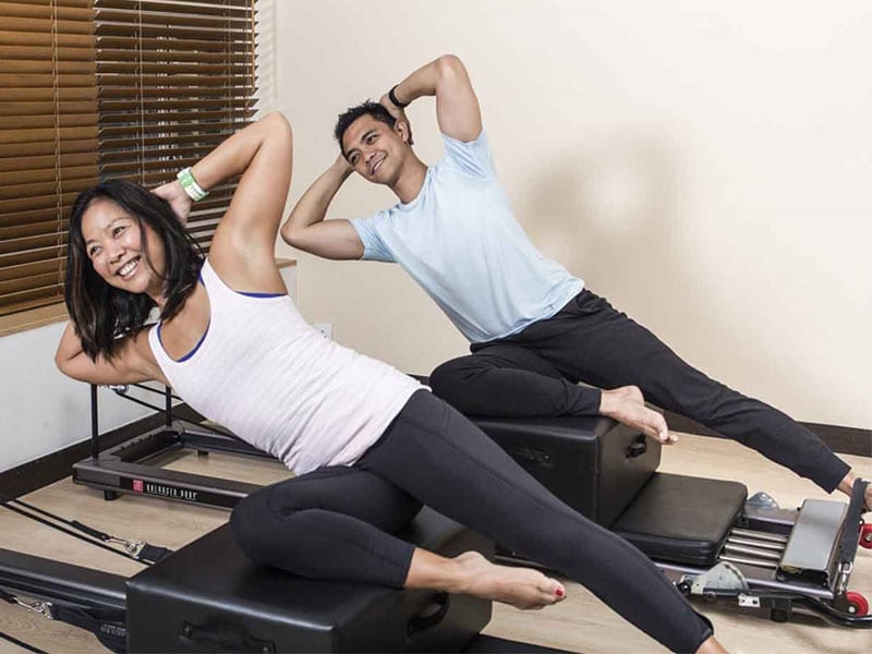 Iso Fit Pilates Women working out