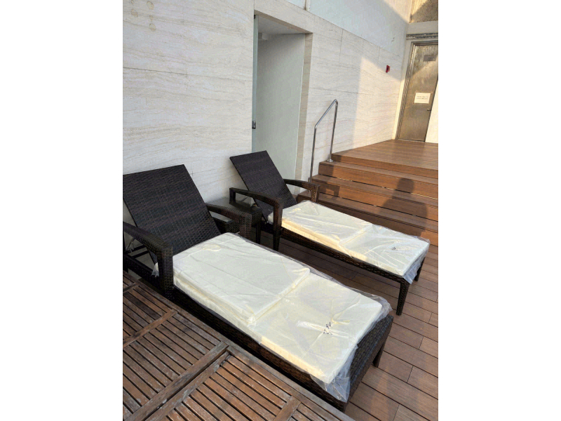 Chill Garden Rattan Loungers Terrace