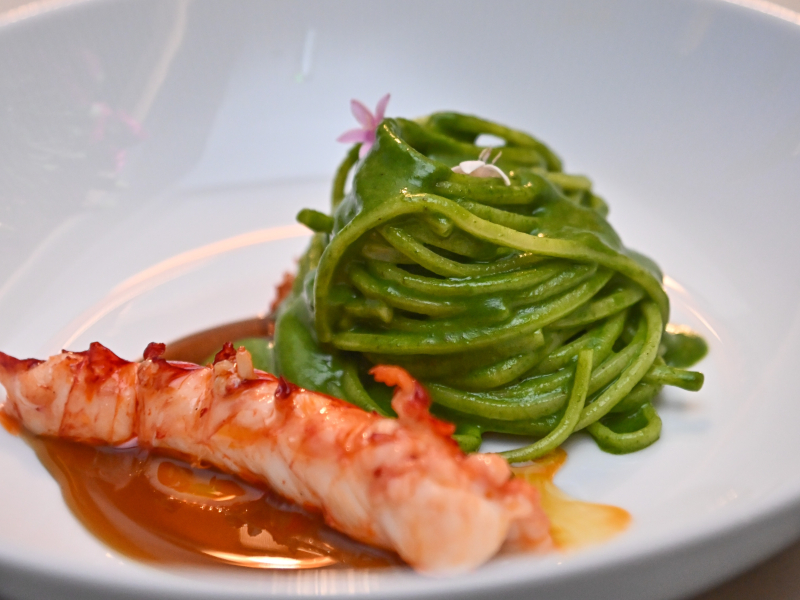 OctaviumSpaghetto Quadrato (wild garlic scottish blue lobster)