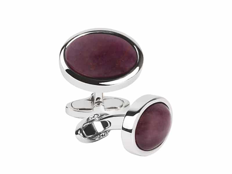 One Bond Street luxury jewellery collection - red cufflinks