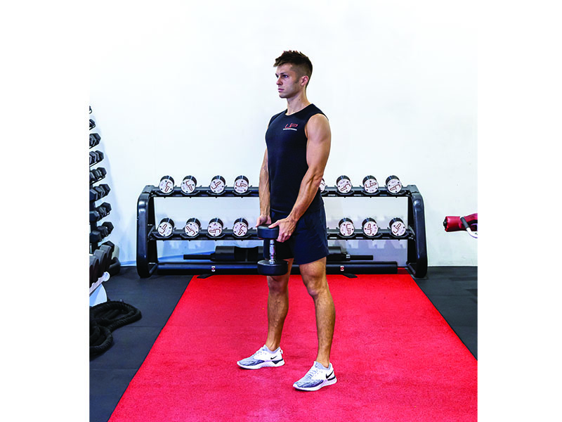 Calorie burning exercises - Dumbbell-Deadlift-