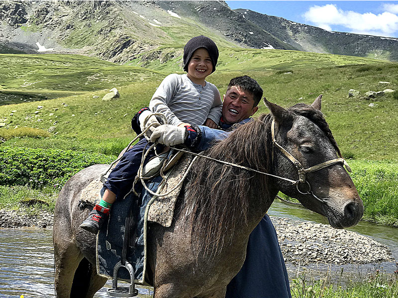 Mongolia horse riding