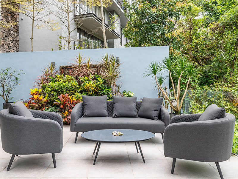 Village house in Hong Kong after renovation - patio