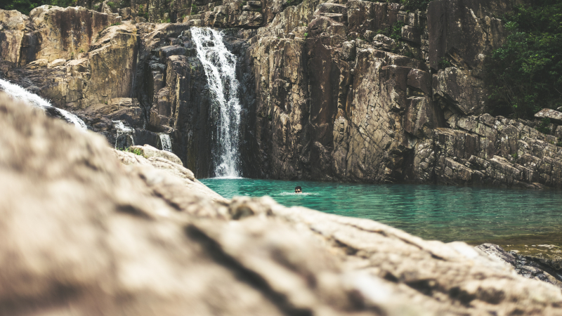 Sheung Luk Stream - waterfalls in hong kong