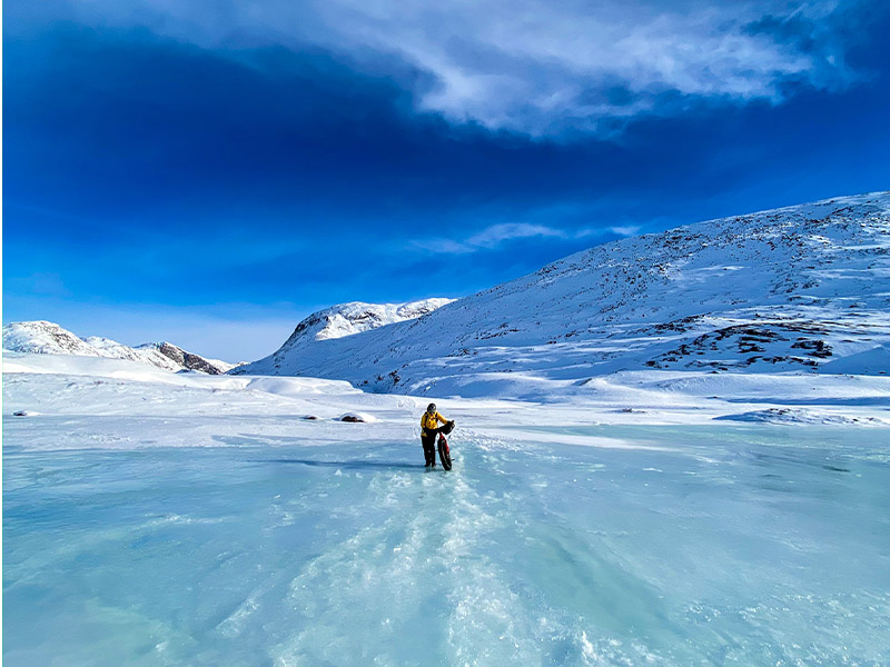 bike riding in Greenland