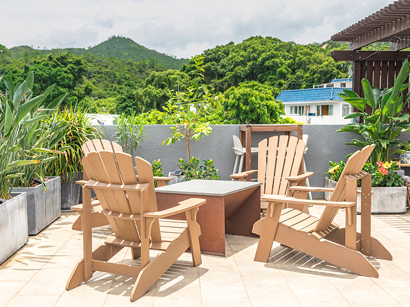 Outdoor space - Shui Hau house