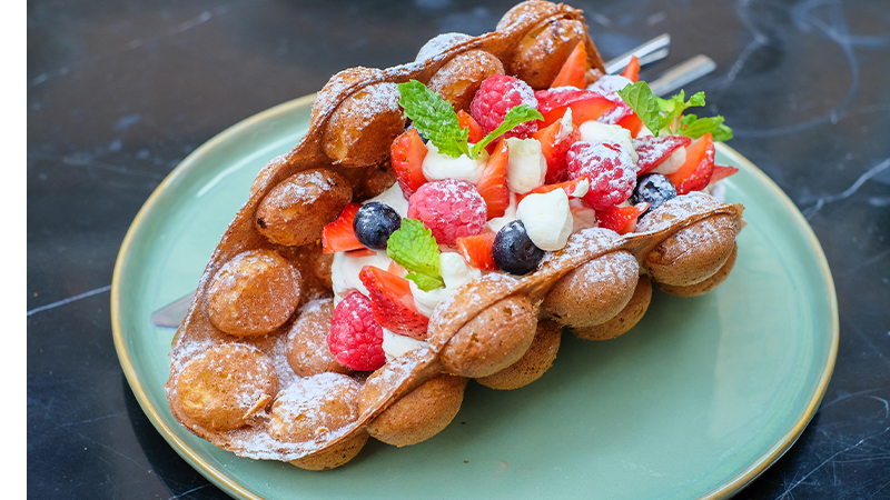 - egg waffles