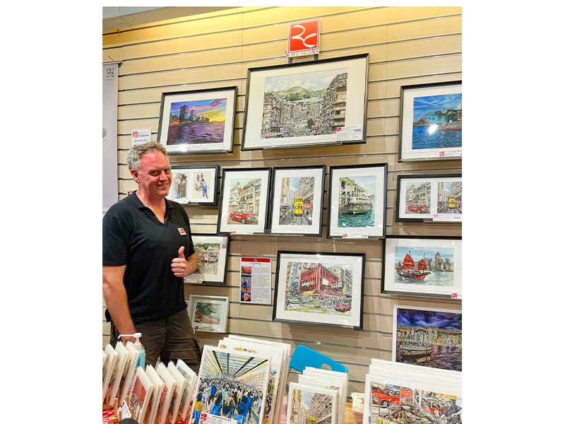Richard Crosbie, Hong Kong sketch artist and Discovery Bay resident