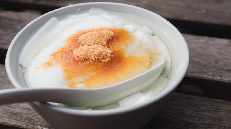 Hong Kong food - tofu pudding