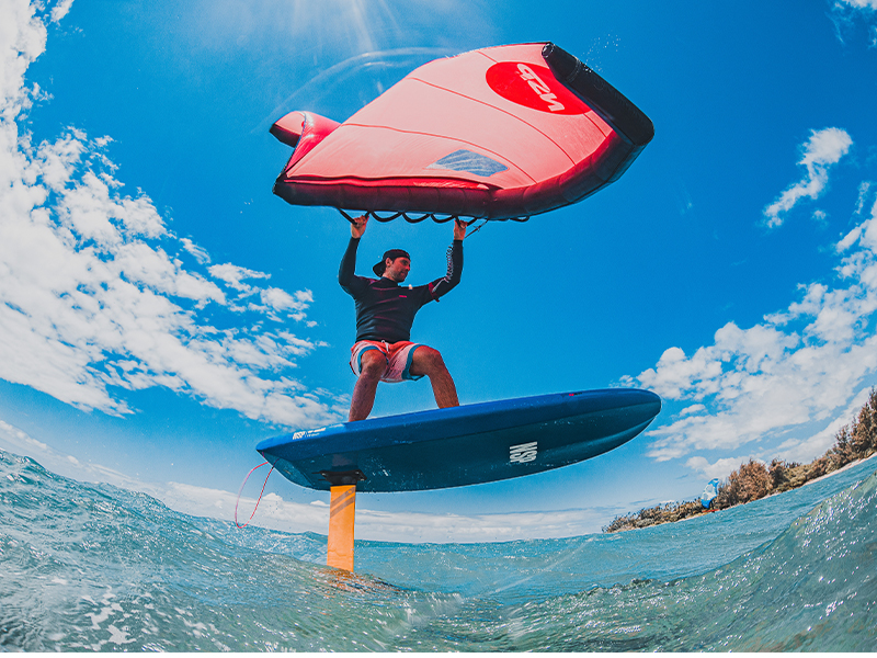 water sports in Hong Kong - wing foiling