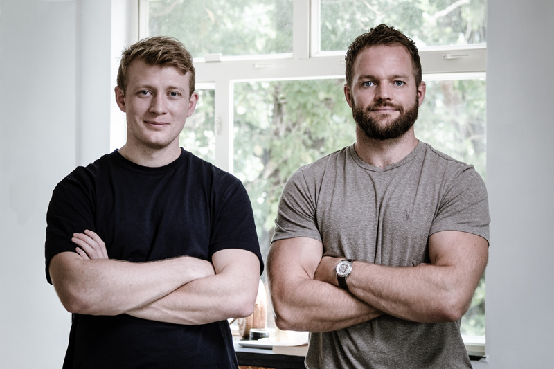Chris and Ryan, founders of Buddy Bites dog food