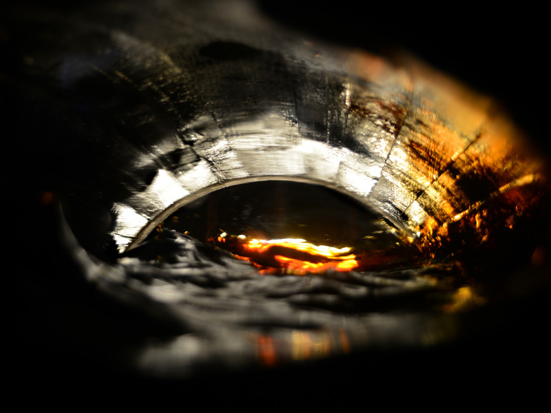 Image of the inside of a cask of whisky