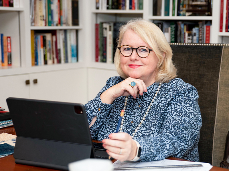 Amanda Clarke of Altfield Interiors in her Sai Kung village house in hong kong
