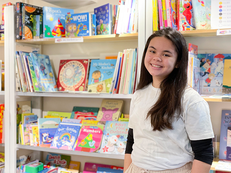 Bailey Cherry, founder of reBooked platform for preloved children's books