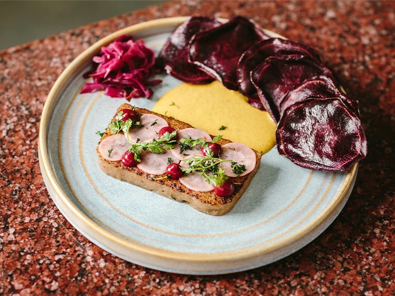 Dish at Pond restaurant by head chef George Kwok