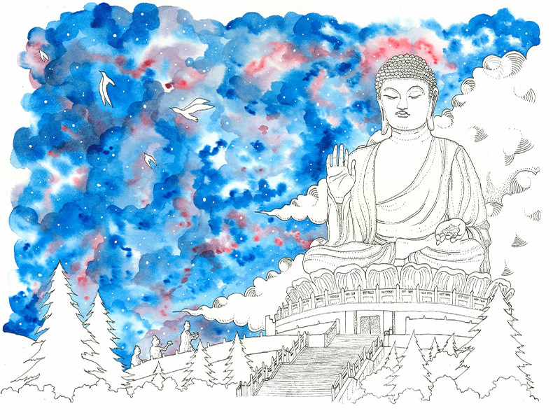 Laura Pezza Hong Kong Art - Buddha