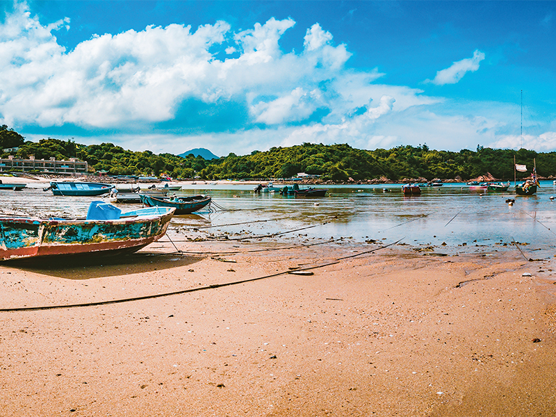 Peng Chau in Hong Kong - beach