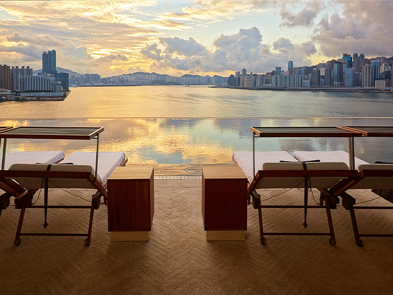View from Asaya Rosewood Spa Hong Kong