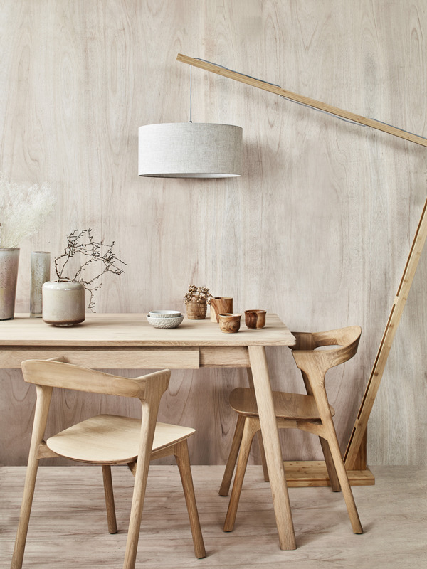 Oak wood furniture collection at TREE Hong Kong