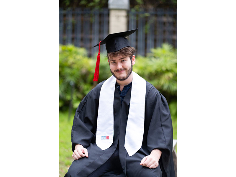 Alasdair Paul, graduate student of Hong Kong Academy
