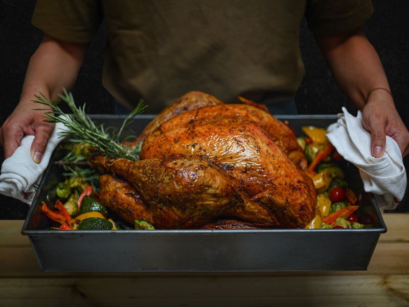 Thanksgiving turkey at Morty's