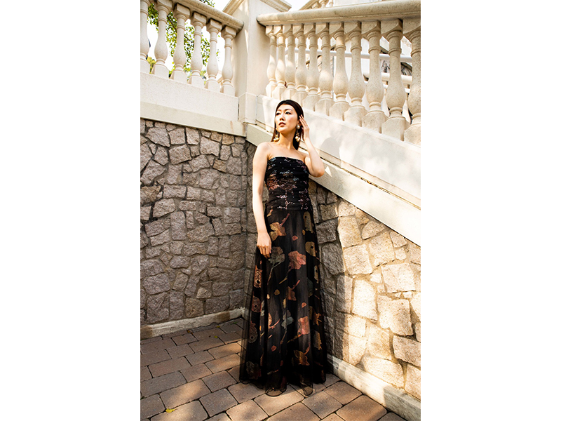 Vintage black dress by Freis Spirit