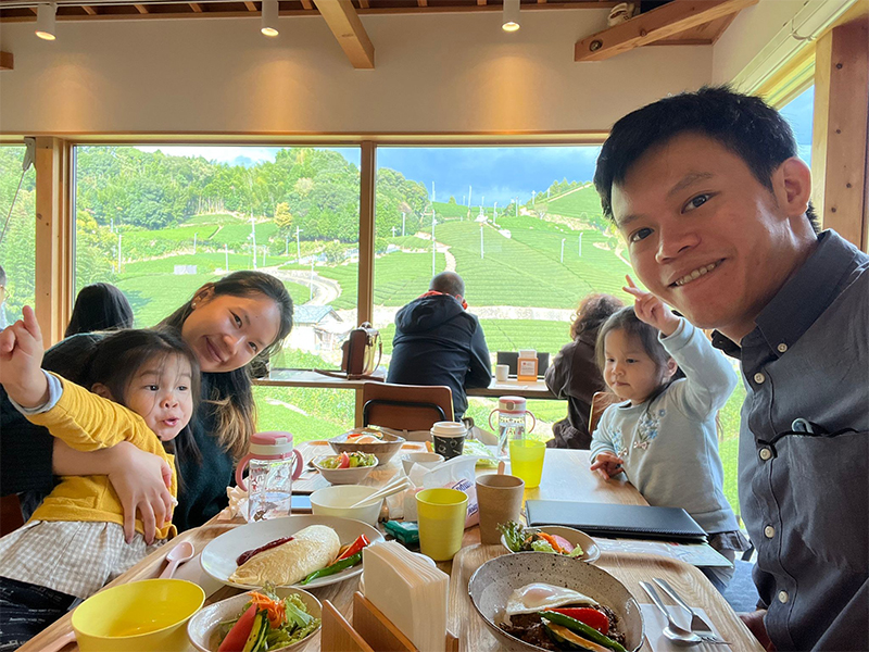 Image of family from German Swiss International School (GSIS) Hong Kong - dual language school