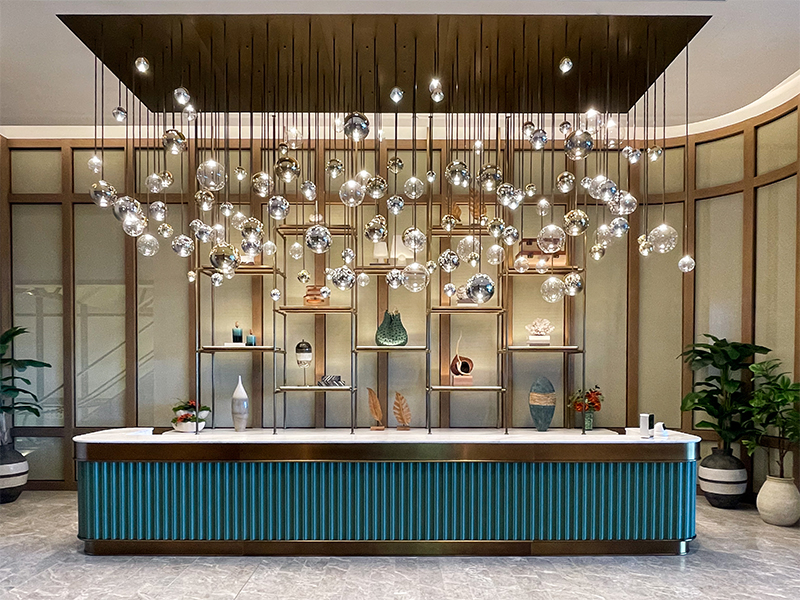 The Fullerton Ocean Park Hotel, designed by interior stylist Emma Maclean at EM Bespoke, accessories by Indigo Living
