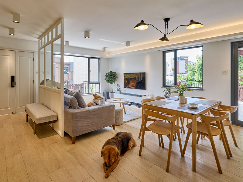 village house in Yuen Long, Hong Kong built by Grande Interior Design company