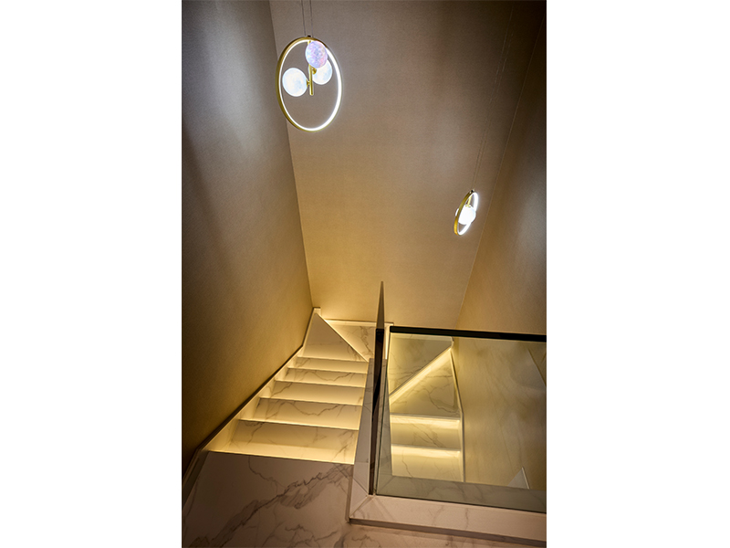 Yuen Long village house - interior design - stairs
