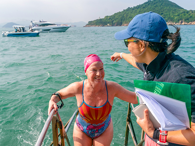 Karen from Splash Foundation which offers free swimming classes and programmes to low-income communities