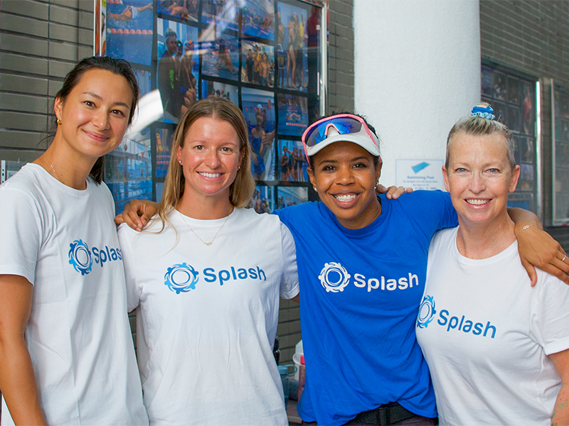 Learning to swim - Splash Foundation offers free swimming classes and programmes to low income communities