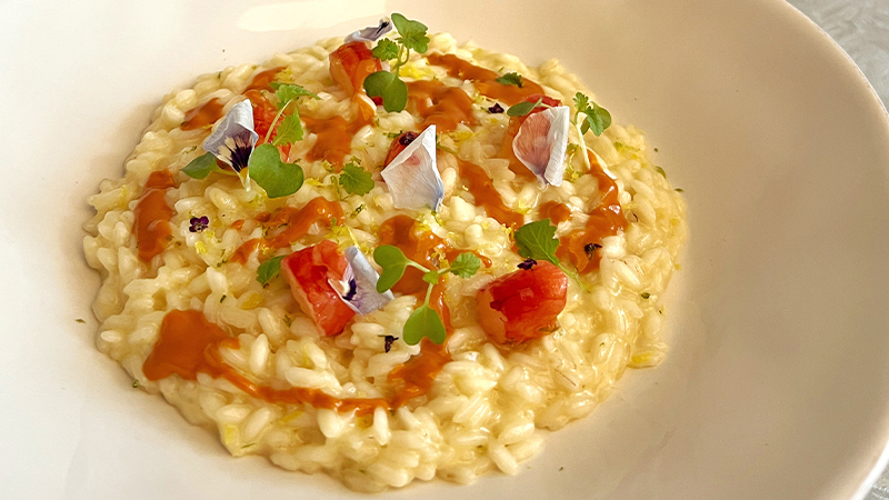 Recipe: Acquerello Risotto, Lemon, Champagne and Red Prawns