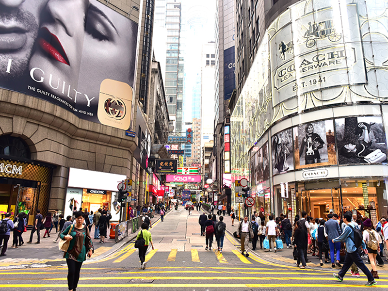visiting Hong Kong - shopping