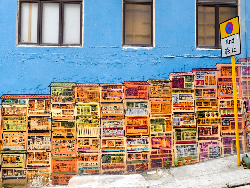 must-do in hong kong - mural