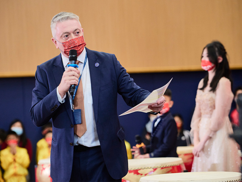 Marco Longmore, head of school at Stamford American HK