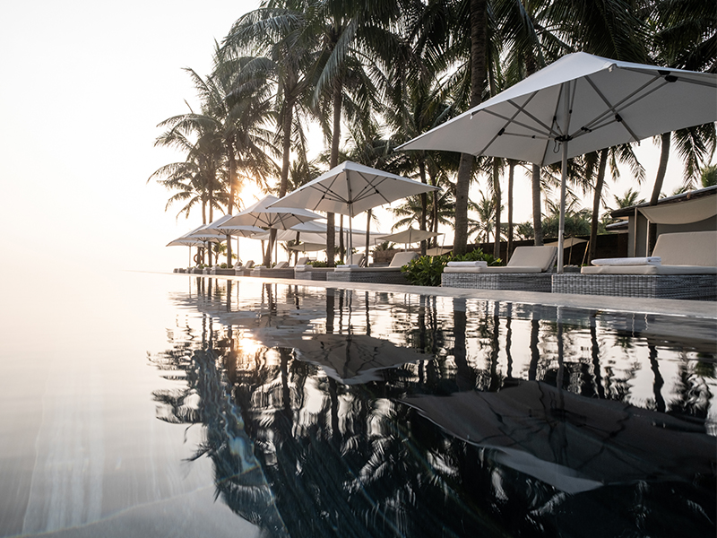Pool at Tia Wellness Resort in Danang Vietnam