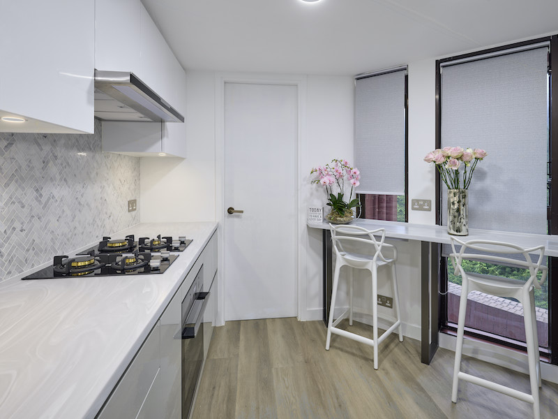Interior designer remodelled the kitchen
