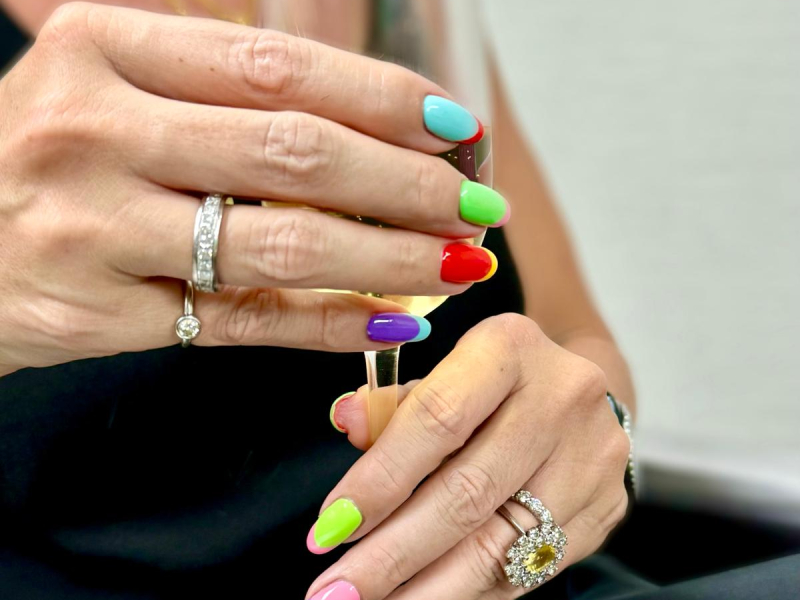 party hair, glow up tips, nail salon