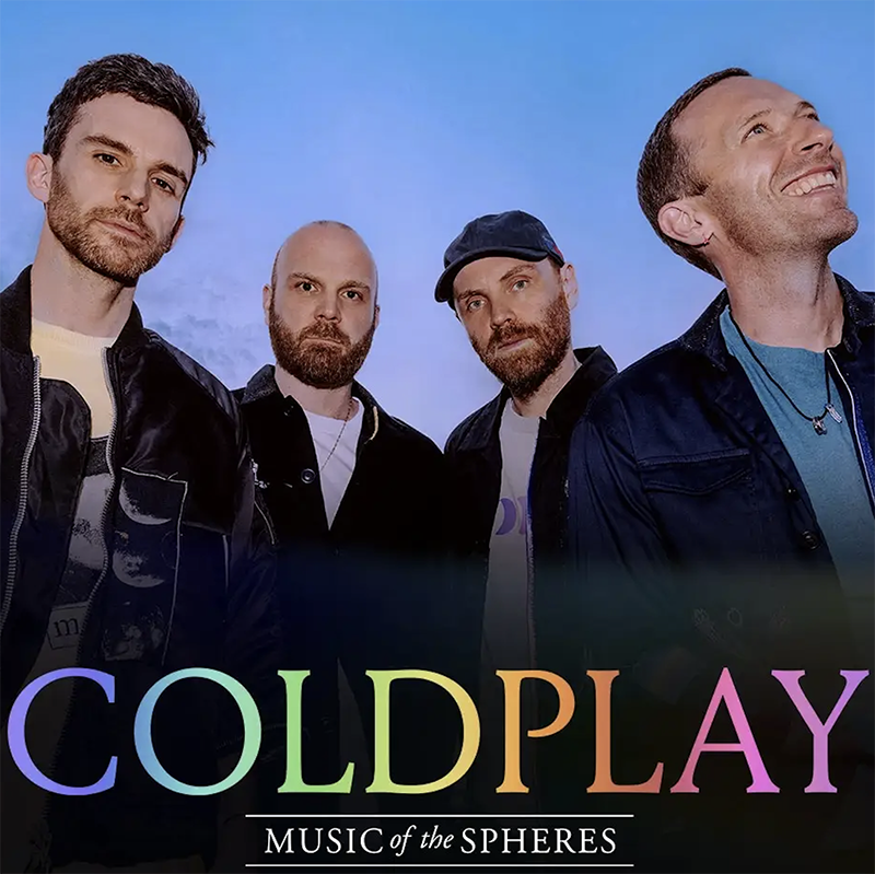 Coldplay live in Hong Kong