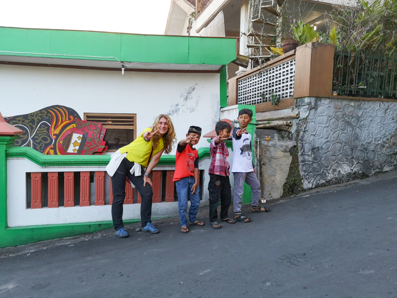 Judit Gal java indonesia hike