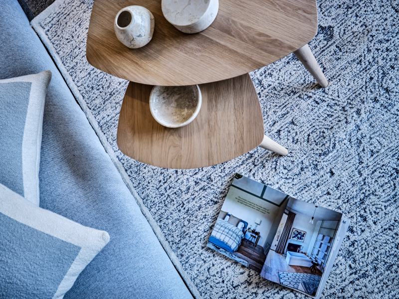 home office TREE_vintage tripod coffee table, jh01 rug