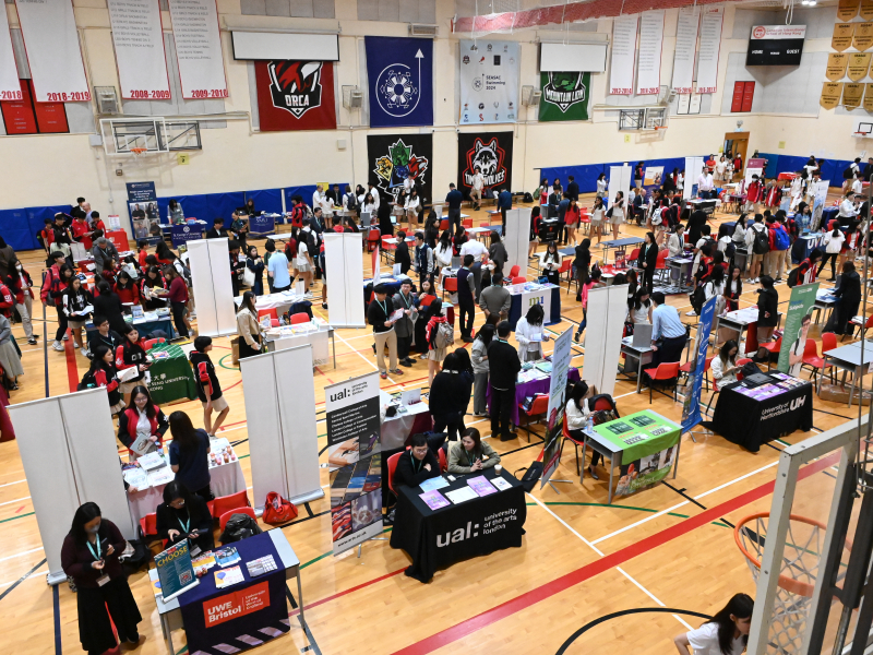 university fair at CDNIS Hong Kong 