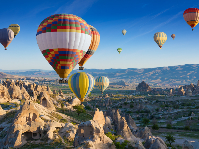 Hot air balloon trips
