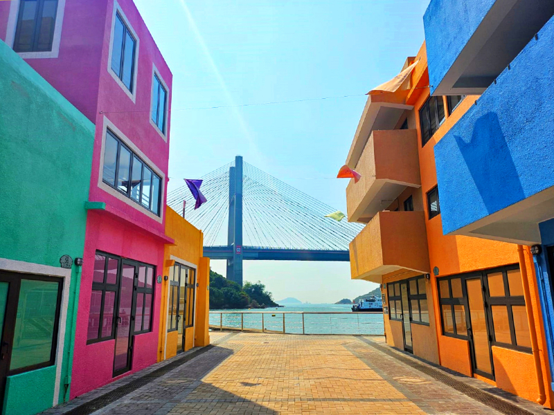 colorful ma wan buildings